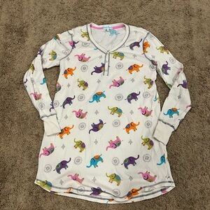 Waffle knit elephant nightshirt